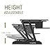 Standing Desk, Stand up Adjustable Desk Riser Converter for Desktop Laptop Dual Monitor