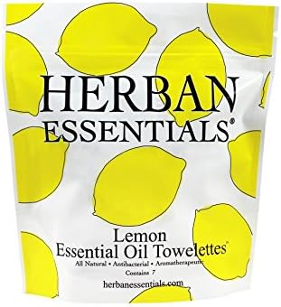 Herban Essentials Mini Lemon Towelettes