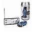 Coke Can Mini RC Radio Remote Control Micro Racing Car 4 Frequencies (Blue) by Youngstore