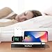 iPhone X Wireless Charger Stand, 6 in 1 Aluminum iPhone 8/8 Plus Charging Dock for Apple Watch/AirPods/iPad/Apple Pencil, Detachable Wireless Charger For Samsung Galaxy S9/S8/S7/S6 Edge (Black)