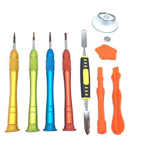 Phone repair Tools kit, Taessv 11 pcs Precision Screwdriver Set Repair Tool Kit for Ipone 4/Ip5/Ip6/Ip7/Ip8 and Sam Sung Phones
