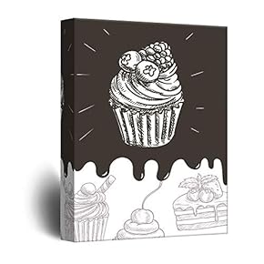 Cupcake Concept Hand Drawn Art