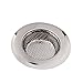 BRIESLY Set of 2 Stainless Steel Kitchen Sink Strainer - Large Wide Rim 4.5