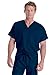 Landau Essentials Unisex Relaxed Fit 1-Pocket V-Neck Scrub Top 7502 Navy