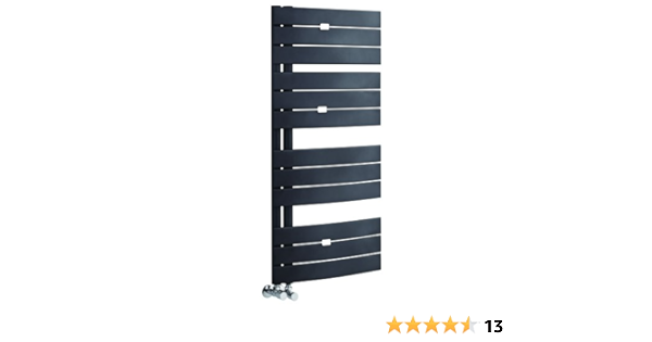 Radiador Toallero Curvo - Antracita - 1080mm x 550mm x 115mm ...