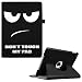 Fintie iPad 9.7 2018 2017 / iPad Air 2 / iPad Air Case - 360 Degree Rotating Stand Protective Cover with Auto Sleep Wake for iPad 9.7 inch (6th Gen, 5th Gen) / iPad Air 2 / iPad Air, Don't Touch