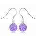 925 Sterling Silver Created Crystal Pendant & Earrings Set | Women's Jewelry Sets | Silver Jewelry Set for Women | Necklace and Earring Set | Women Jewelry Sets