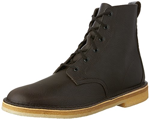 CLARKS Desert Mali Boot - Men's Charcoal Leather, 11.0