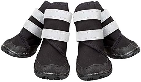 Pet Boots, Megipet 4Pcs Waterproof Dog Boots Wear-resisting Dog Shoes L