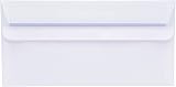 White Box DL 80gsm Self-Seal Envelope White Pack of 1000 view 3