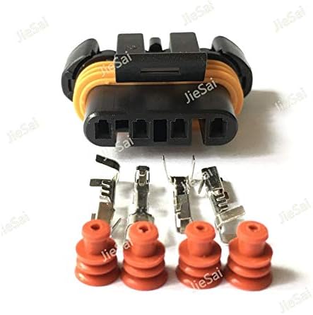AMZVASO - GM LS Series Alternator Connector 4 Pin 12186568 Female Delphi Car Auto Connector For Hummer H2 6.2L Oxygen Sensor O2