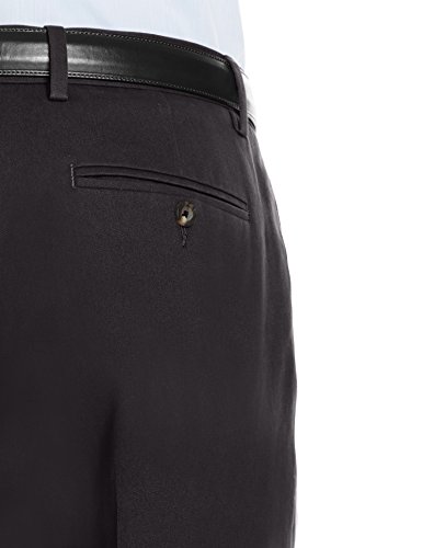 Amazon Essentials Men's Classic-Fit Wrinkle-Resistant Pleated Chino Pant, Washed Black, 40W x 34L - Thumbnail 5