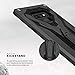 Zizo Static Series Compatible with Samsung Galaxy Note 9 Case Military Grade Drop Tested with Built in Kickstand Black