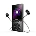 MP3 Player with Bluetooth 16GB Lossless Sound Music Player with FM Radio / Video Play / Photo Browsing / Voice Recorder, Come with Armband Support Up To 128GB (Black)