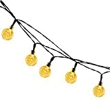 Led String Light, BOYON Solar Fairy, Starry Lights Best for Outdoor, Garden, Patio, Party (2 Lighting Modes, 19.7ft, 30 Led, Warm white )