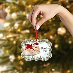 Satin Mouse Mice Christmas Ornament 2024