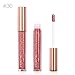 6 Colors/Set Diamond Lipstick Matte Lipstick Metallic Lip Glosses Set Lip Toppers Waterproof Long Lasting Shimmer Nude Liquid Makeup Kit Tint Pigmented