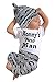 EGELEXY Baby Boys Summer Mamy's New Man Letter Short Sleeve T-Shirt + Pant+ Hat 3pcs Size 0-6 Months (Grey)
