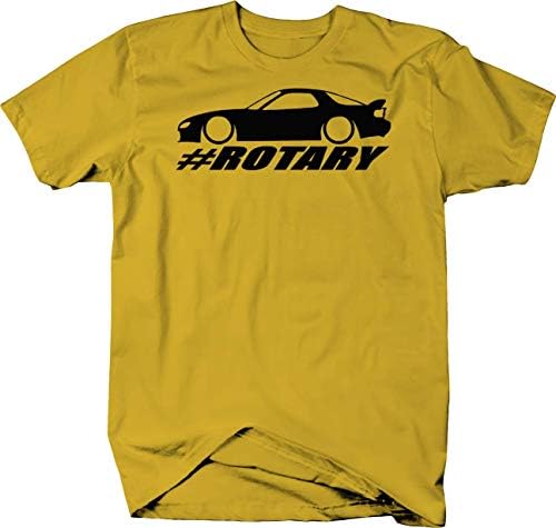 Mazda RX-7 Lowered Custom Rotary Engine Racing Color Tshirt