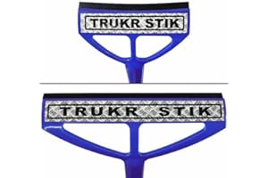 TRUKR STIK Truck and Large Vehicle Convex and Side Mirror Cleaning Squeegee - Great Driver Gift (Blue)