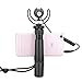 Aoonar Smartphone Grip Handle Rig Phone Stand Holder with Wrist Strap, Tripod Mount & Cold Shoe Mount for Lights and Microphones - for iPhone, Samsung, HTC, LG, Google, Android