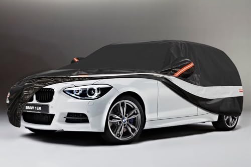 Holthly Exterior Car Cover for BMW 1 Series (2004-2025), Car Cover 10 Layers of Protection, 100% Waterproof, Anti-Dust, Windproof, Rain Waterproof, UV Protection.