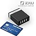 Zilu 32W 4-Port USB Charging Hub, Multi-Port USB Desktop Charger for iPhone SE / 6s / 6 / 6 Plus, iPad Air 2 / Pro, Samsung Galaxy S7 / S6, Note 5, LG G5 and More Phones and Tablets (Black)