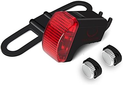 Self-Powered No Battery Bicycle Tail Light Waterproof Red High Intensity Rear Light Bike LED Cycling Safety Flashlight