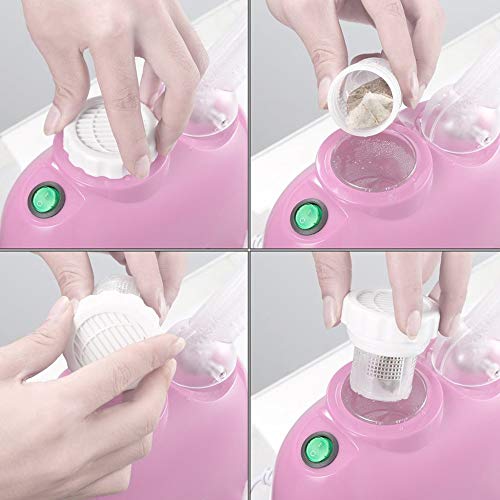 Beauty Herbal Vaporizer Aroma Ozone Vaporizer Facial Sauna Spa Facial Steamer Home Use Thermal Steam Humidifier US 220V - Thumbnail 4