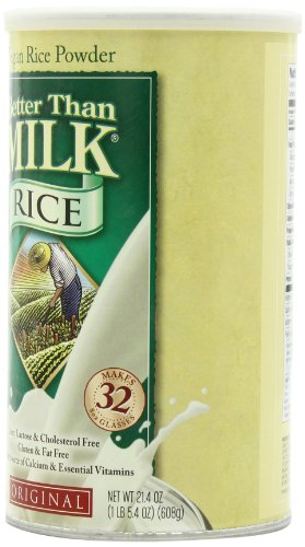 Better Than Milk Vegan Beverage Mix, Rice Milk Powder, Original Flavor, 21.4-Ounce Canisters, 6-Pack - Thumbnail 2