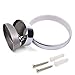 Gracallet Silver Stainless Steel Round Hair Dryer Shelf/Blow Dryer Holder/Hair Dryer Holder(Hole Diameter: 3.5