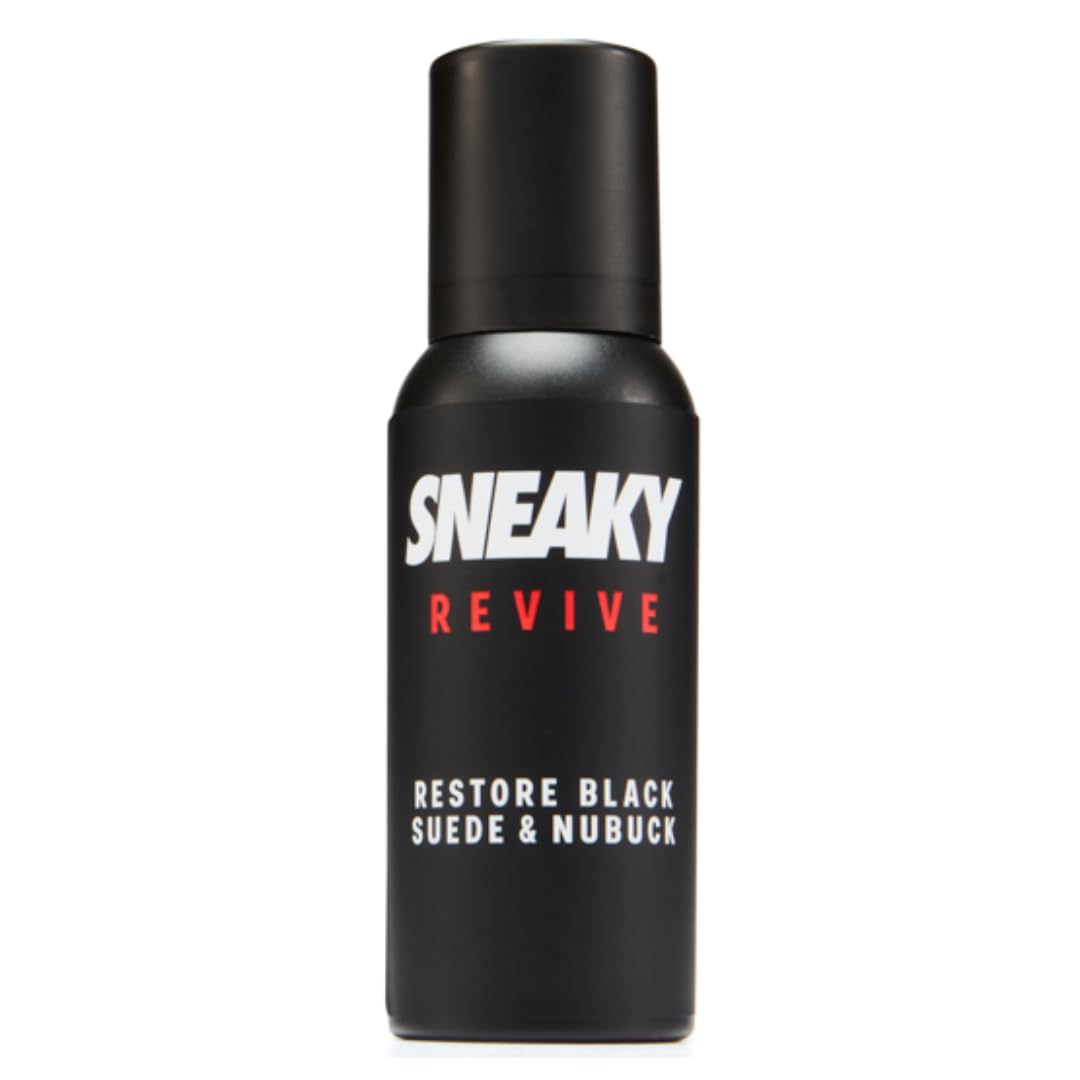 SNEAKY Unisex Sbrev Suede Renovator, Black restores and conditions, Black Suede and Nubuck, 100ml UK
