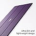 Poetic Slimline New iPad 9.7 Inch 2017/2018 Case Slim-Fit Trifold Cover Stand Folio Case with Auto Wake/Sleep for iPad 9.7 2017 / iPad 9.7 2018 Purple
