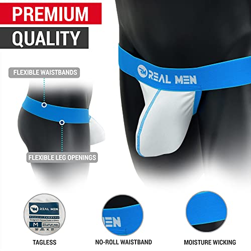 Real Men Pouch Jock Strap, Vasectomy Underwear, Athletic Supporters for