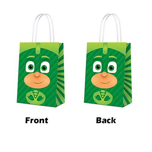 Party Favor Bags for PJ Masks Party Supplies, Party Gift Goody Treat Candy Bags for PJ Masks Party Favors Birthday Party Decor for PJ Masks Party Girls Kids Birthday Decorations - 15 PCS