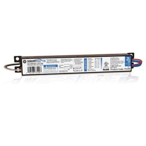 GE Lighting 73199 GE259MAX-L/ULTRA 120/277-Volt UltraMax Electronic Fluorescent T8 Multi-Volt Instant Start Ballast 2 or 1 F96T8 Lamps