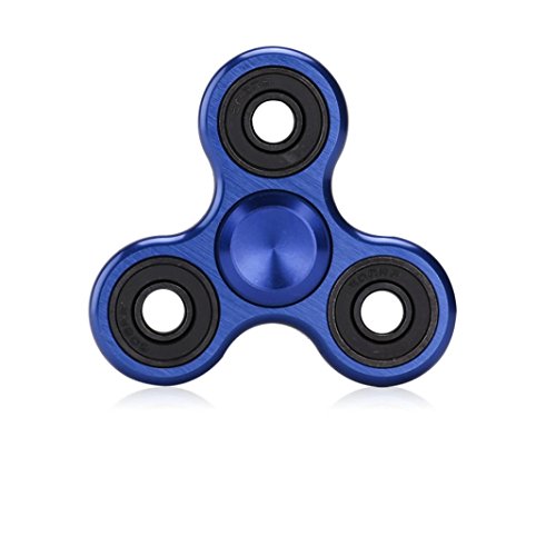 ZYooh Fidget Spinner Toy Stress Reducer - Perfect For ADD, ADHD, Anxiety, and Autism Adult Children (blue)