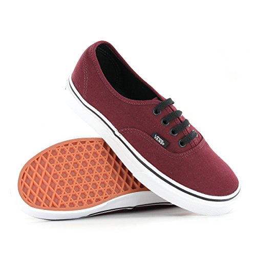 burgundy vans low