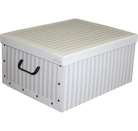 Compactor Anton - Caja de cartón de 50 x 40 x 25 cm, Color Blanco: Amazon.es: Hogar