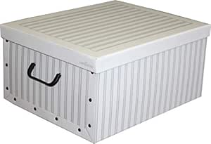 Compactor Anton - Caja de cartón de 50 x 40 x 25 cm, Color Blanco: Amazon.es: Hogar