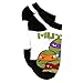 TMNT Teenage Mutant Ninja Turtles Boys 6 pk Socks (6-8 Boys, Mutant No Show)