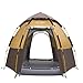 Toogh 3-4 Person Camping Tent Backpacking Tents Hexagon Waterproof Dome Automatic Pop-Up Outdoor Sports Tent Camping Sun Shelters