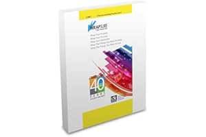 USI WrapSure Thermal (Hot) Laminating Pouches/Sheets, Legal Size, 5 Mil Thick, 9 x 14.5 Inches, Clear Gloss, 100-Pack