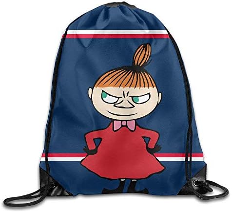BiXiShop Little My Moomin Valley Drawstring Backpack Sack Bag/Travel Bag