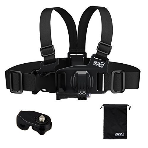 UPC 743062957874, EEEKit Junior Child Kid Chest Body Harness Mount for VTech Kidizoom Action Cam Gopro Hero 5 4 Session Hero 3+ 3 LCD+ Cymas DBPower Lightdown Sport Camera