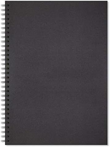 Artgecko Shady Sketchbook A3 Portrait 80 Pages 40 Sheets 200gsm Acid Free Black Card Amazon Co Uk Office Products