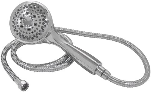 Distinctives Deluxe Massager Handheld Shower Head - 9 Spray Settings, Chrome