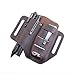 VIPERADE EDC Leather Sheath for Knife/Flashlight/Tactical pen/Tools and EDC Gear, Handmade Pocket EDC Oragnizer Leather Sheath, 2 pockets Belt Sheath (Brown)