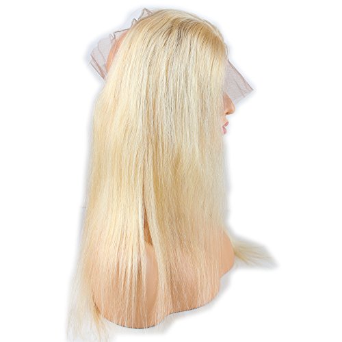 Dreambeauty-360-Lace-Frontal-Blonde-613-Silk-Straight-Brazilian-Virgin-Remy-Human-Hair-Lace-Band-Frontal-Closure-Natural-Hairline-Bleached-Knots-with-Baby-Hair-for-Black-Women-18-inch