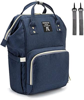 navy blue baby bag